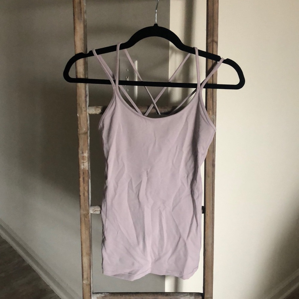 Lululemon tank top with built in bra